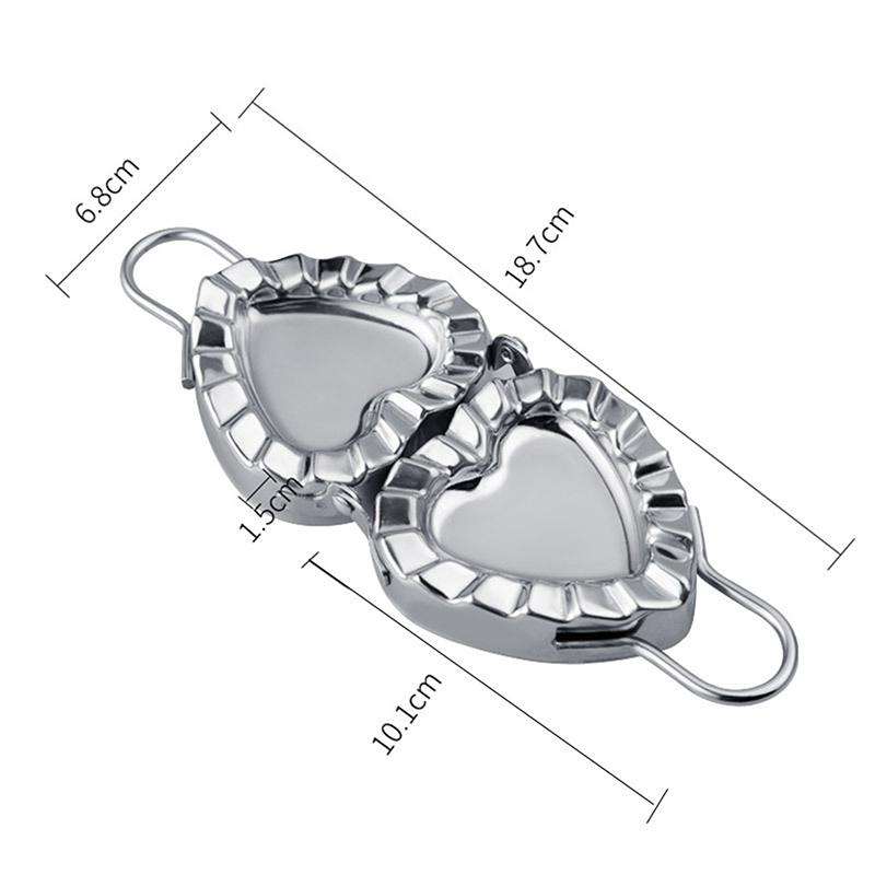 1 buc găluște din oțel inoxidabil Maker găluște piele mucegai Ravioli Maker presă plăcintă a face presă înveliș patiserie Maker accesorii de bucătărie