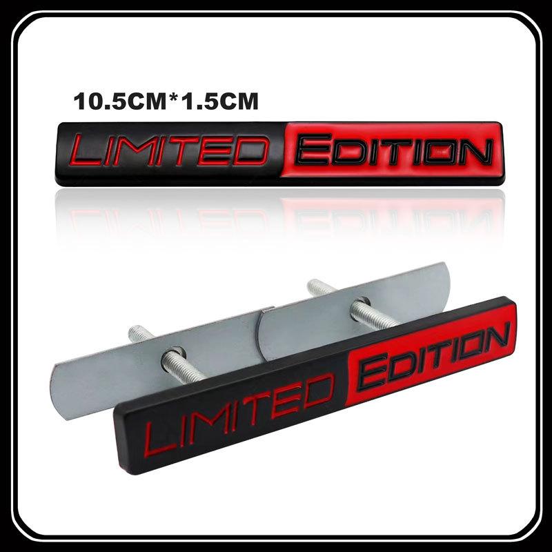 New Style Limted Edition Emblem Metal Car Body Sticker Grille Badge Decoration For Audi Toyota VW Hyundai Benz Ford Land Rover