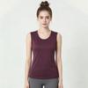 Sommer Dünne Ärmellose Weste Eis Seide T-Shirt Damen Sport Outdoor Kurzärmelig Rundhals Schnell Trocknend Oberteil