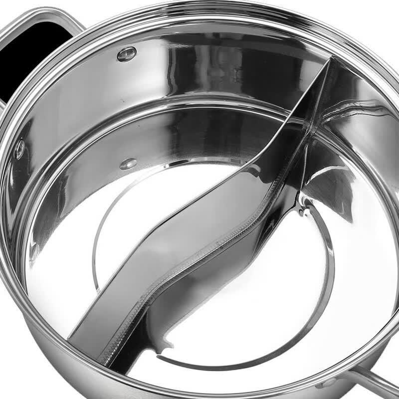 26cm Edelstahl geteilter Hot Pot