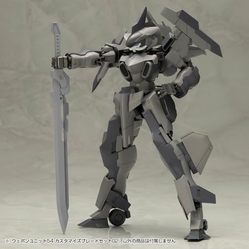 Kotobukiya M.S.G Modeling Support Goods Weapon Unit 54 Customize Blade Set 02, Total Length Approximately 163mm, Non-Scale Plastic Model