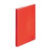 LIHIT LAB File Clear Book A4 Fixed Type 40 Pockets Sunny Red SOERU N8102-3