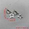 Chic Drop Earrings Hollow Star Design Match Daily Outfits Party Accessories Casual Dating Decor For Female Creative And Chic Stuff