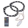 RGB LED Işık Halkası Bluetooth Müzik Senkronizasyonu 400 Efekt 8 Renk LED Şerit Işıklar Uygulama Kontrollü
