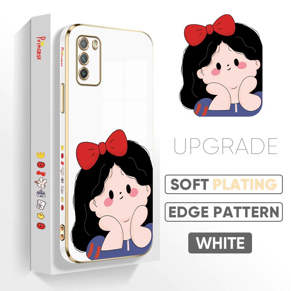 Colorful Printing Patterns Square Edge Pattern Casing Plated Phone Shell Luxury Plating Soft Phone Case for Huawei Honor Xiaomi Redmi