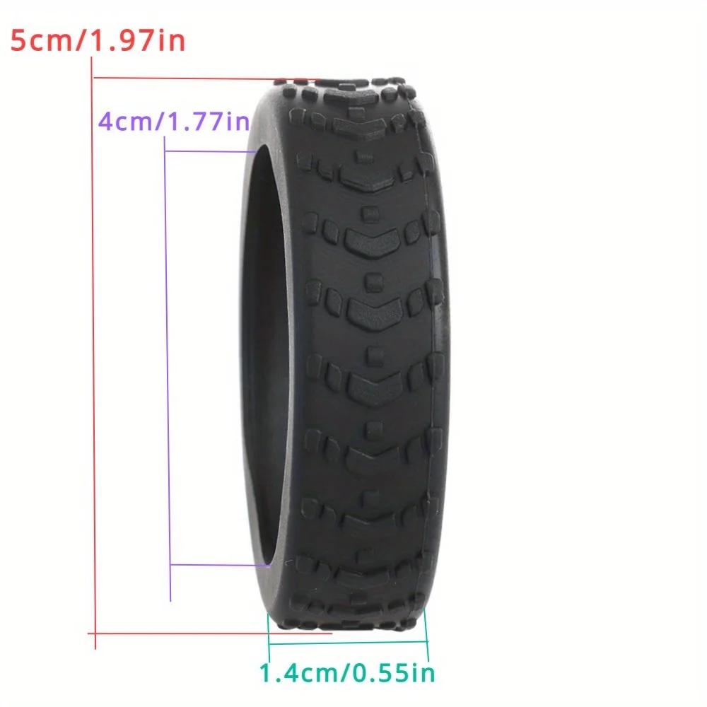 8PCS Silicone Luggage Wheel Covers - Universal Wheel Protector for Suitcase, Noise Reduction & Scratch Proof  Travel Accessories