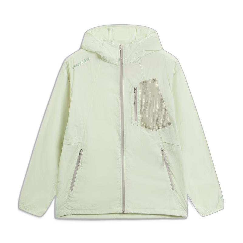 Li-Ning Men s Loose Fit Sun & Water Repellent Hooded Windbreaker FDW207 L