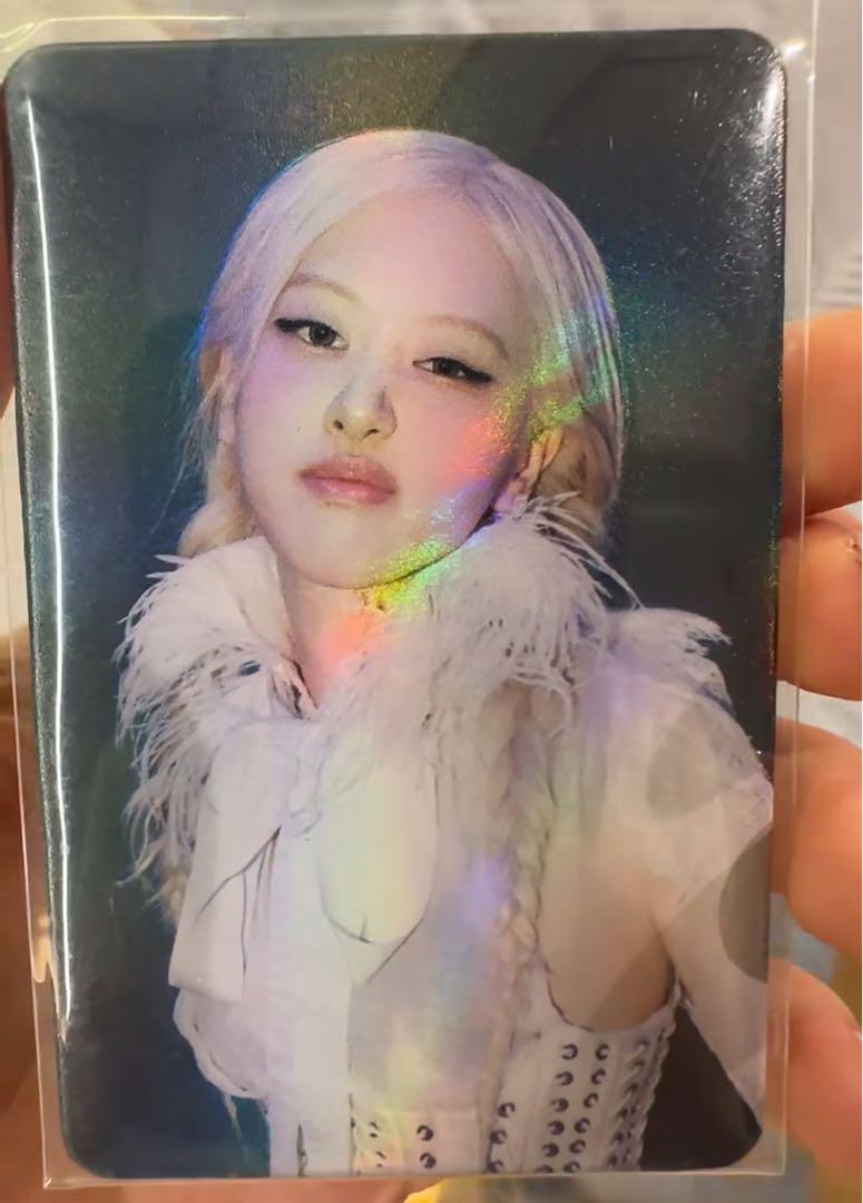 

[USED] Blackpink Shanghai Pop-Up Rosé Gacha Bonus Hologram Trading Card