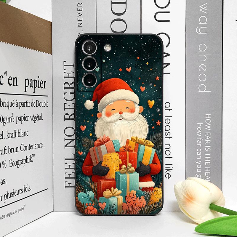 Frohe Weihnachten Baum Weihnachtsmann Muster Handyhülle für Google Pixel 9A 8A 7A 6A 7 PRO 8 9 Pro XL 5G Stoßfest Weiche Rückseitenabdeckungen