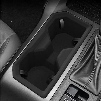 RAV4 LHD Center Console Cup Holder Silicone Anti-Slip Mat - Fits 26 Models, Protective Car Modification Accessory.