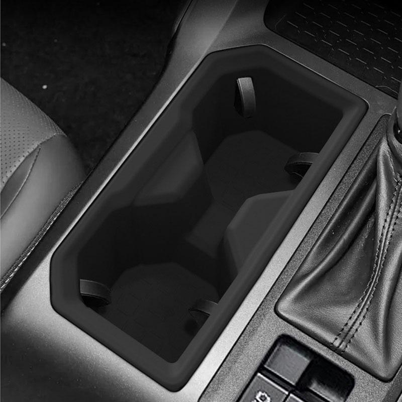 RAV4 LHD Center Console Cup Holder Silicone Anti-Slip Mat - Fits 26 Models, Protective Car Modification Accessory.