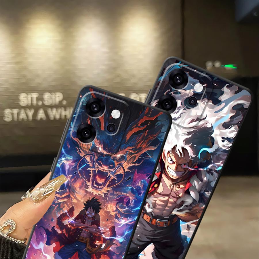 Phone Cover Case for Oppo A74 A84 A76 Reno 4F 5 6 7 8 10 11 14 F9 F11 F29 A96 A83 A98 A93 A78 Cool Luffy Anime