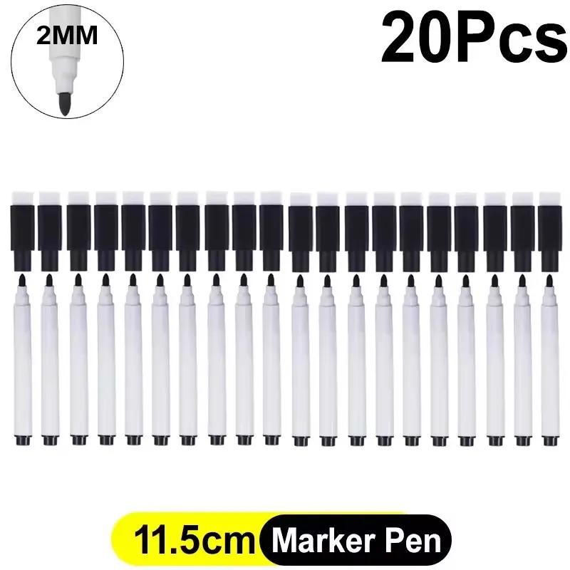 Whiteboard Marker Stifte Dry Erase Marker mit Radierkappe für Büro Schulbedarf Magnetische Whiteboard Marker Stifte Dry Erase