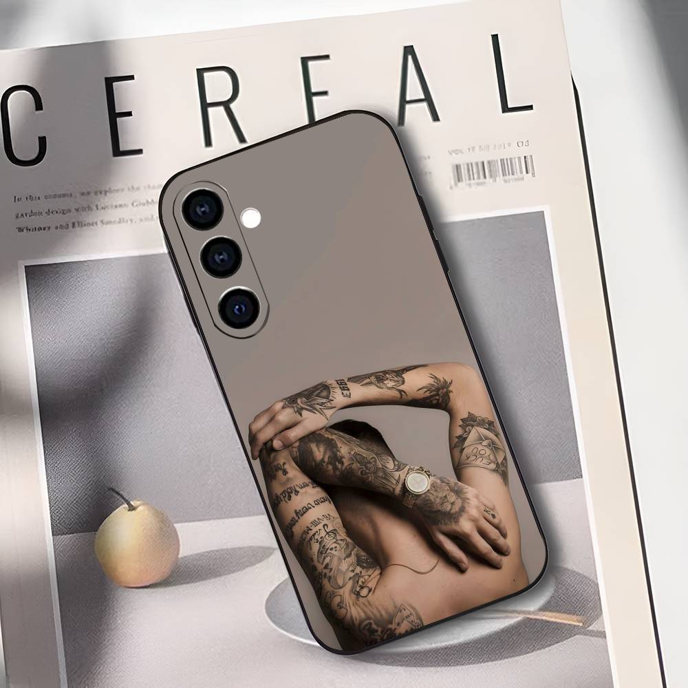 

R-Rels B Hip-hop Phone Case For Samsung Galaxy A73,A72,A71,A70,A53,A52,A51,Soft Silicone Black Cover Samsung a31