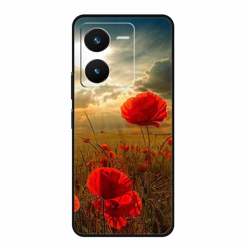 For Vivo IQOO Z8 Case Luxury Soft TPU Silicone Phone Cases for Vivo IQOO Z8X 5G V2314A V2312A Cover Protective Cartoon New Funda