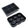Silicone Ice Mold with Lid - Round & Square Large Ice Cube Tray, Six-Grid Honeycomb Design, 37 Cubes.