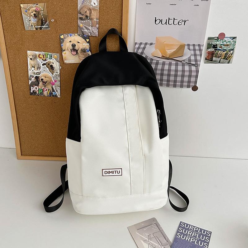 

Корейская версия школьного рюкзака высокой ценности и большой вместимости, женский нишевый рюкзак для учеников средней и старшей школы, рюкзак для маленьких свежих. .