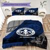 Juego de Ropa de Cama con Patrón SV Darmstadt 98 Funda Nórdica Funda de Almohada Decoración del Hogar Regalo de Cumpleaños (1 funda nórdica + 2 fundas de almohada sin relleno.)91