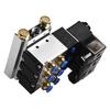 Pneumatic Solenoid Air Valve 4V21008 with Muffler Set 24V and Quick Fitting Base for Improved Air Flow Pack of 3