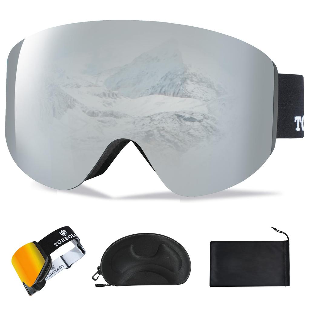 Ski Magnetic PC REVO Waterproof UV Bend Columnar Wide Field of Compatible with OTG Compatible with Comes with Replacement Lenses Storage Bag Storage