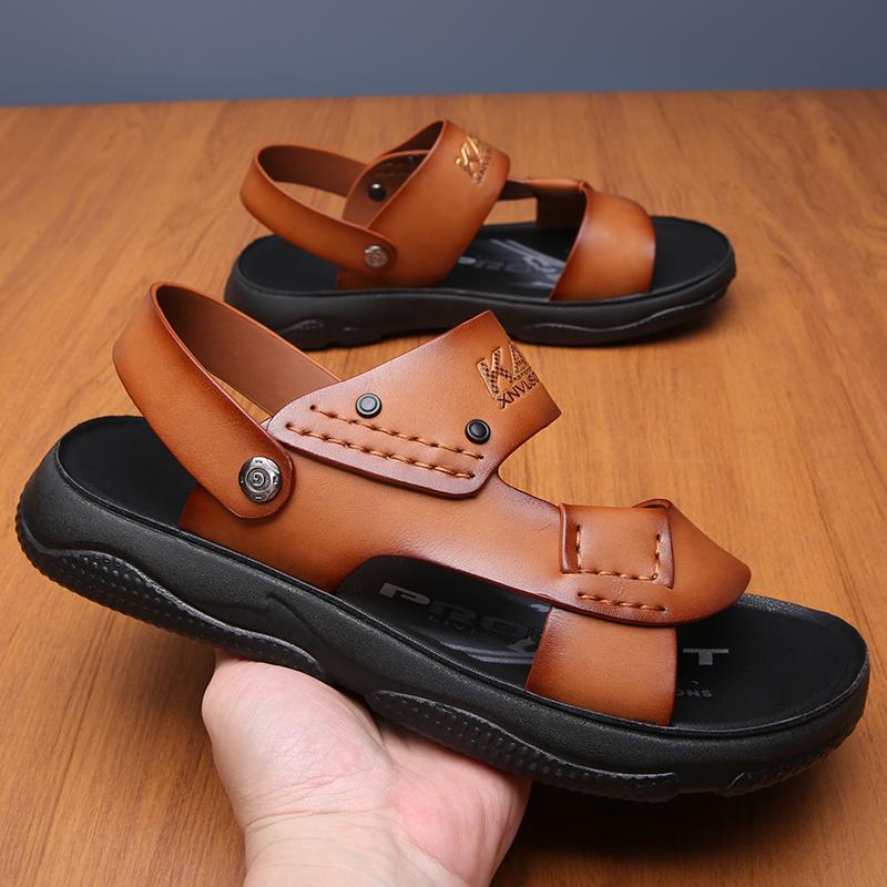 Men's Summer New Dual-purpose Popular Beach Flower Sandals Slippers Man Fashion Comfortable Outdoor Casual Classic Men Shoes