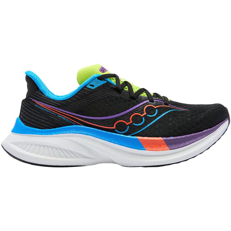 Saucony Endorphin Speed 5 Unisex Running Shoes - Black/Purple 255