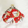 Anti-lost Kiss Lock Coin Purse Polyester Portable Canvas Mini Pouch Chinese Style Thickened Printed Small Pocket Girls