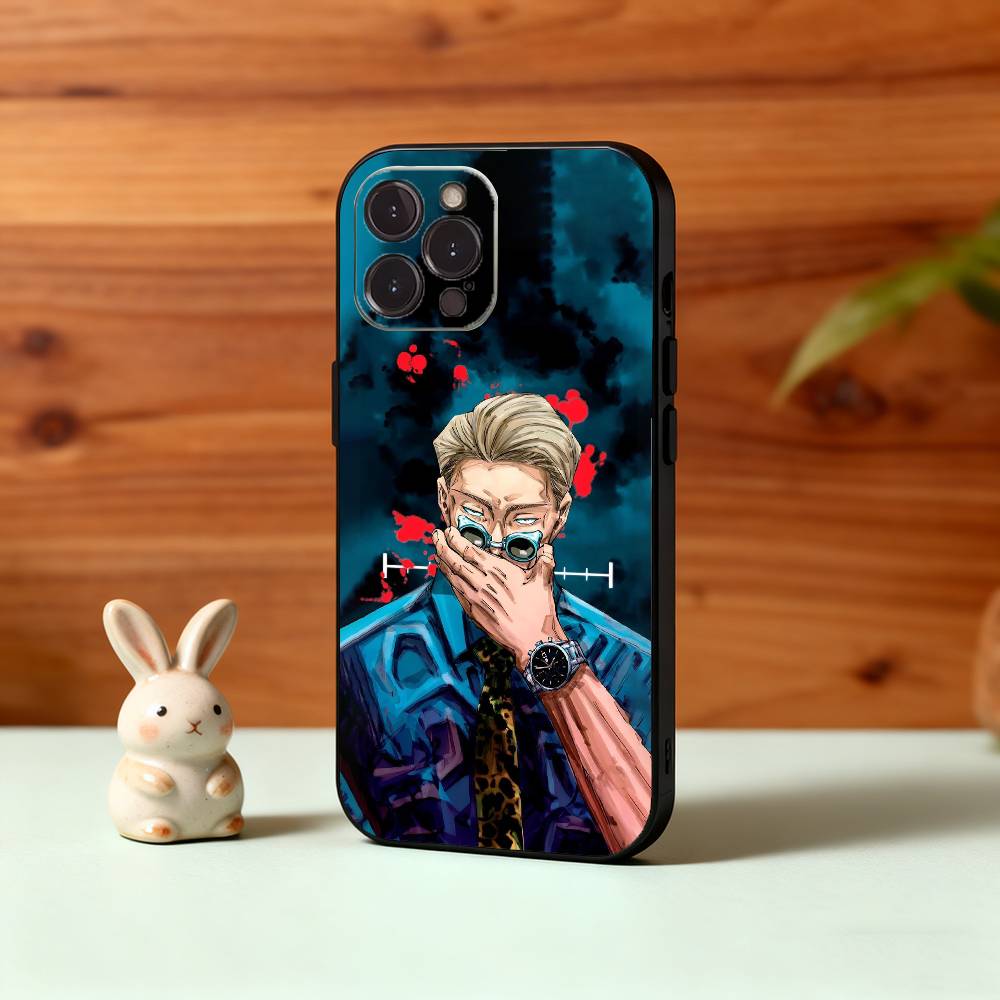 Anime K-Kento N-Nanami Phone Case For iPhone17,16,15,14,13,12Plus,Pro Max,XS,5G Soft Silicone Black Cover