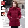 Hodo Women's Mid-Length Hooded Down Jacket