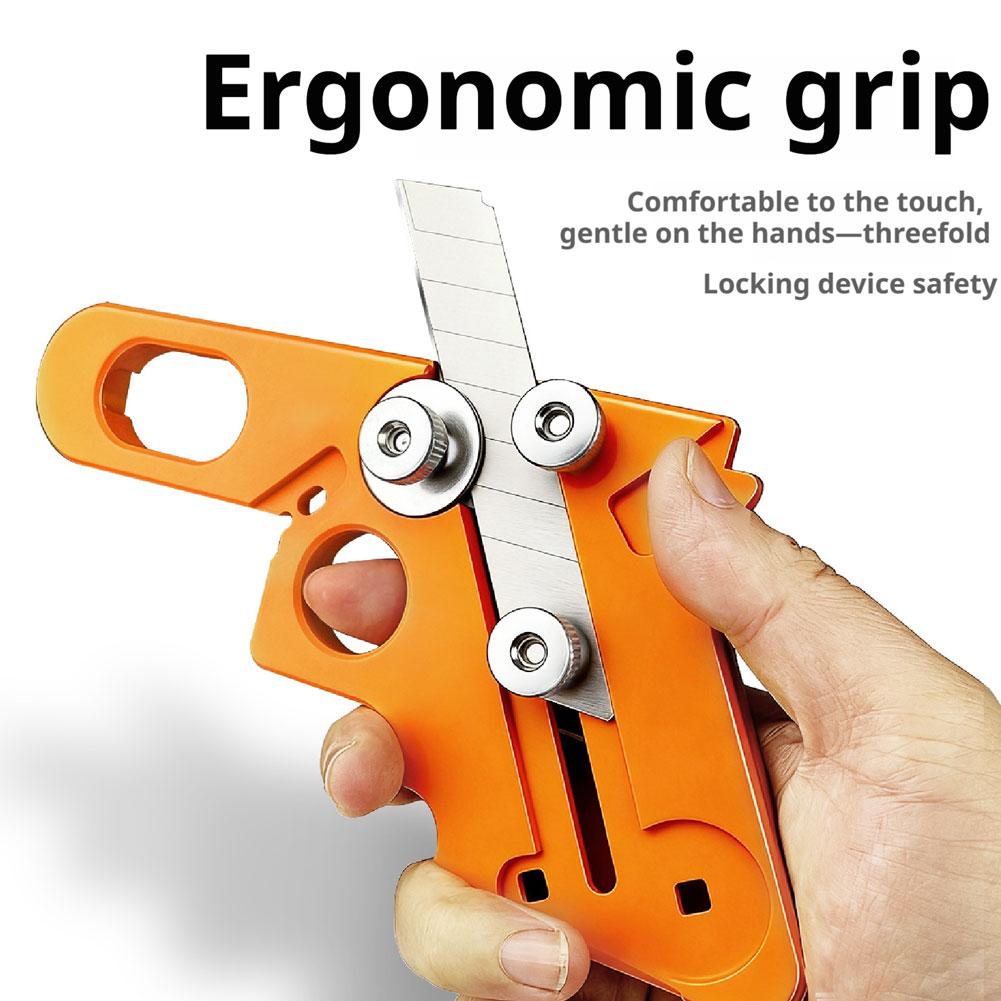 Edge Banding Trimmer Portable Woodworking Tool PVC Veneer Edge Cutter for Woodworking, Straight & Arc Trimming