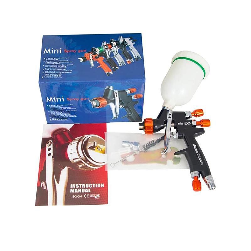 

Мини-краскопульт HVLP 5000 0,8/1,0 мм стальное сопло гравитационный краскопульт набор для DIY покраски портативный краскопульт для покраски автомобилей и ремонта мебели