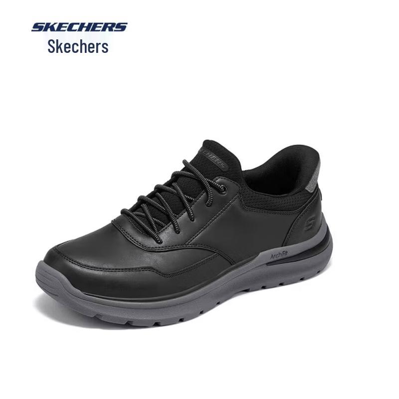 Skechers Men s 205492 Business Casual Shoes 7 чёрный