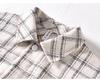 Men's Autumn Retro Plaid Colorblock Casual Jacket - Plus Size Loose Fit Versatile Top Coat