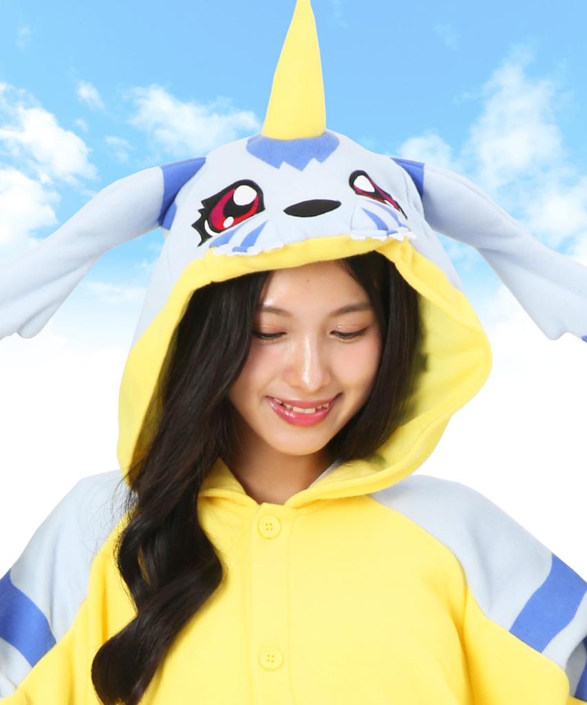Charakterový fleecový kigurumi Digimon Gabumon [SAZAC]