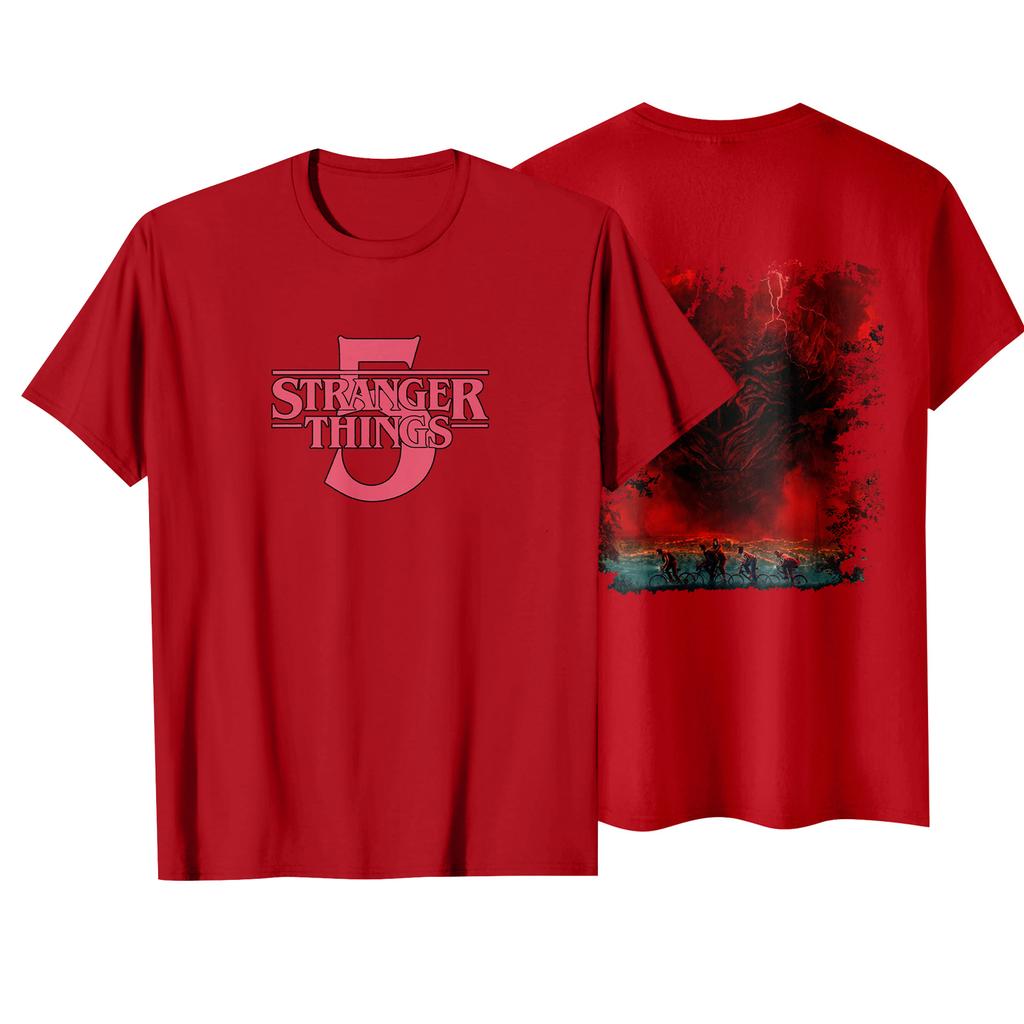 Lässiges Kurzarm-T-Shirt mit Buchstabenprint für Kinder