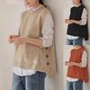 2024 Retro Knit Round Neck Cropped Sleeveless Sweater Vest