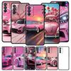 Fashion Pink Car Pattern Phone Case For Oppo Reno 13 12 11 10 7 F Find X5 X6 A98 A80 A79 A78 A57 A54 A31 A17 Pro Soft TPU Cover