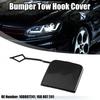 Front Bumper Tow Hook Cover Car Towing Hook Cap for VW Jetta 2015-2018 Black