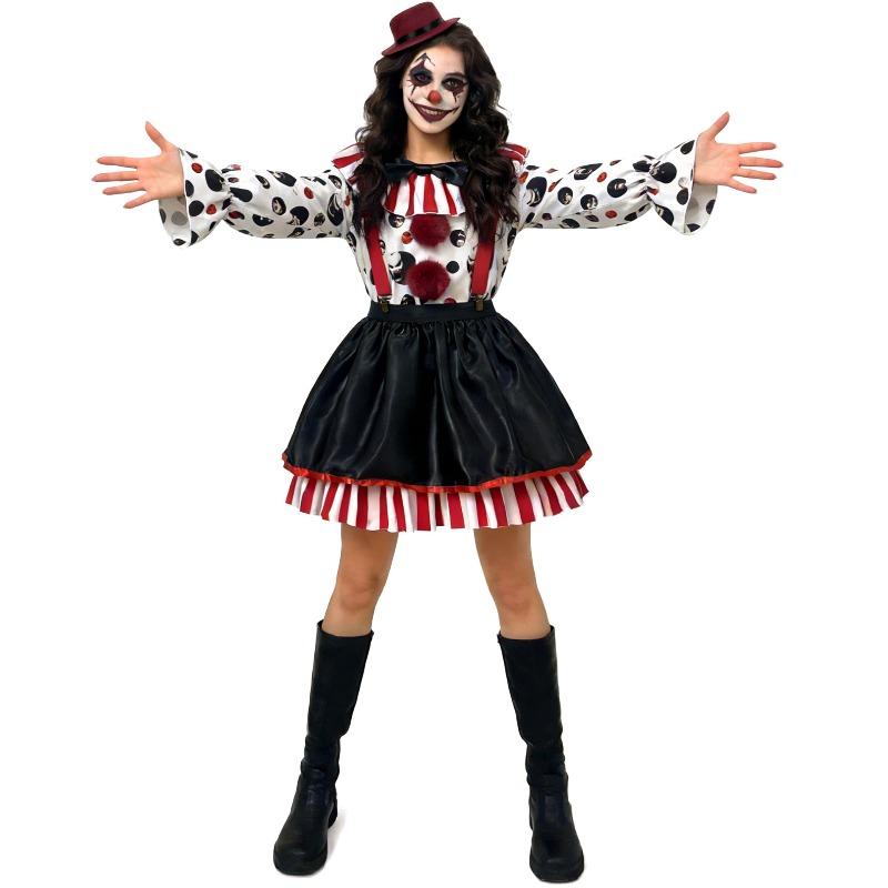 Halloween Parent-Child Suit Broken Soul Clown Cosplay Costume Holiday Party Costume Children's Day Performance Costume