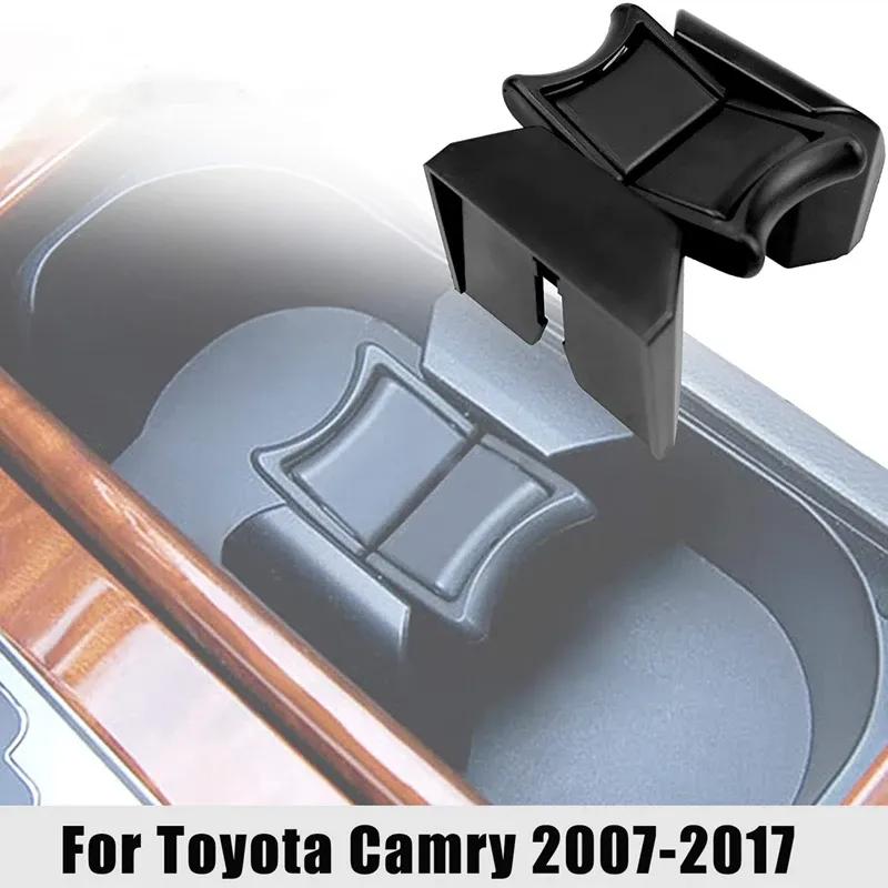 

For Toyota Camry 2007-2017 Drink Cup Holders Clip limiter ert Car Front Center Console Bottle Organizer Dual Hole Divider For Camry 2012-2017