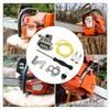 Carburettor Kit Compatible with Multiple Chainsaw Brands Includes All Necessary Parts for Maintenance and Repair