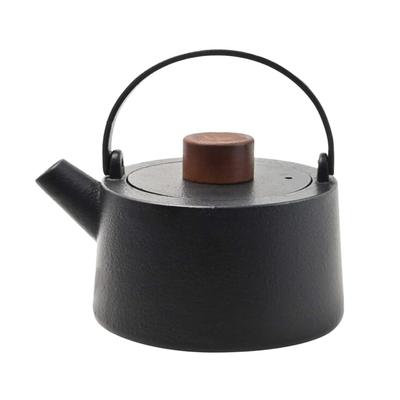 Iron IH Gas Fire Black ITP2 Kettle, Compatible, Compatible, Kettle, 1000ml,
