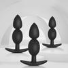 Trenažér análních kolíků Pohodlné dlouhodobé nošení Silikonové anální kolíky pro trénink prostaty Sexuální hračka pro začátečníky a pokročilé uživatele