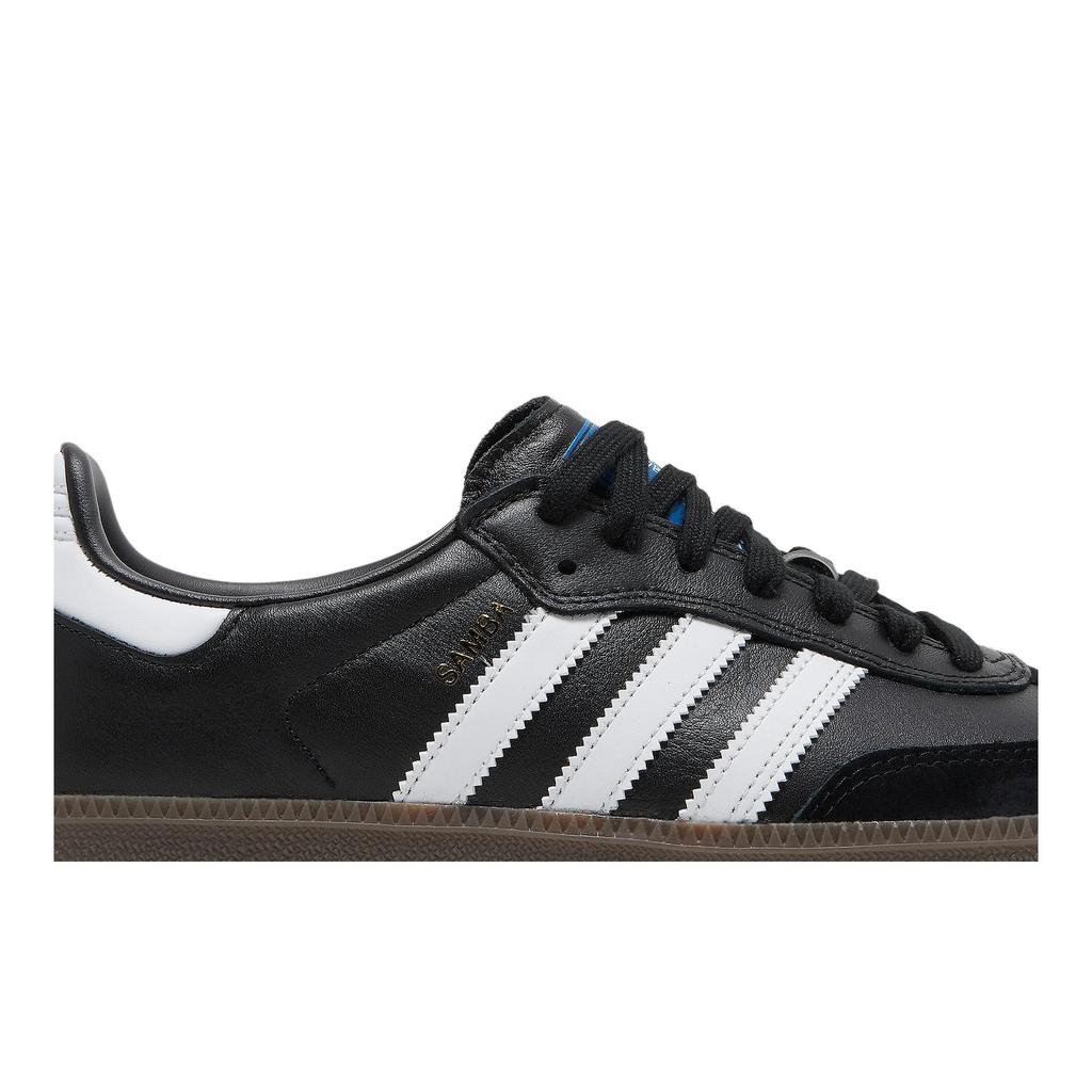 adidas Samba ADV 'Black White Gum' (Unisex) Core Black / Cloud White / Gold Metallic German Army Trainers GW3159