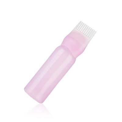 Root Comb Applicator Bottle with Graduated Scale Reliable Hairstyling Tool Scalp Coloring Dyeing Supplies for Home Salon