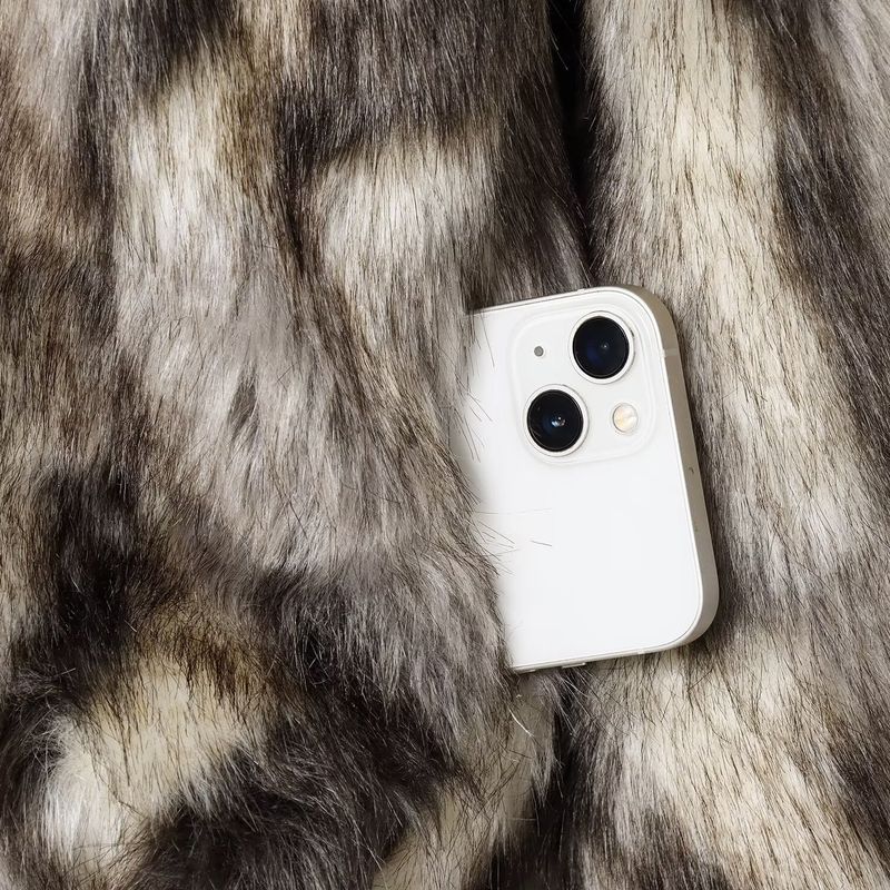 Kaslead New Women Clothes Western Style Fashion Artificial Fur Effect Coat Outerwear 4360041