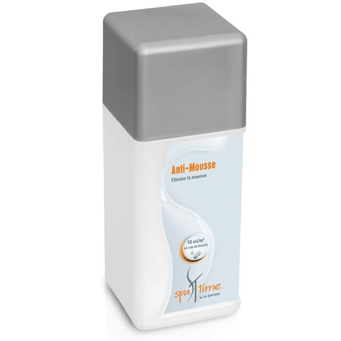 Anti-mousse pour spa - BAYROL SPATIME - 1L - Élimine les résidus de savon et de produits cosmétiques
