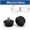 M6M8 Plastic Adjustable Foot Furniture Tables and Chairs Screw Foot Mats Cabinets Sofas Height Increasing Universal Support Pads