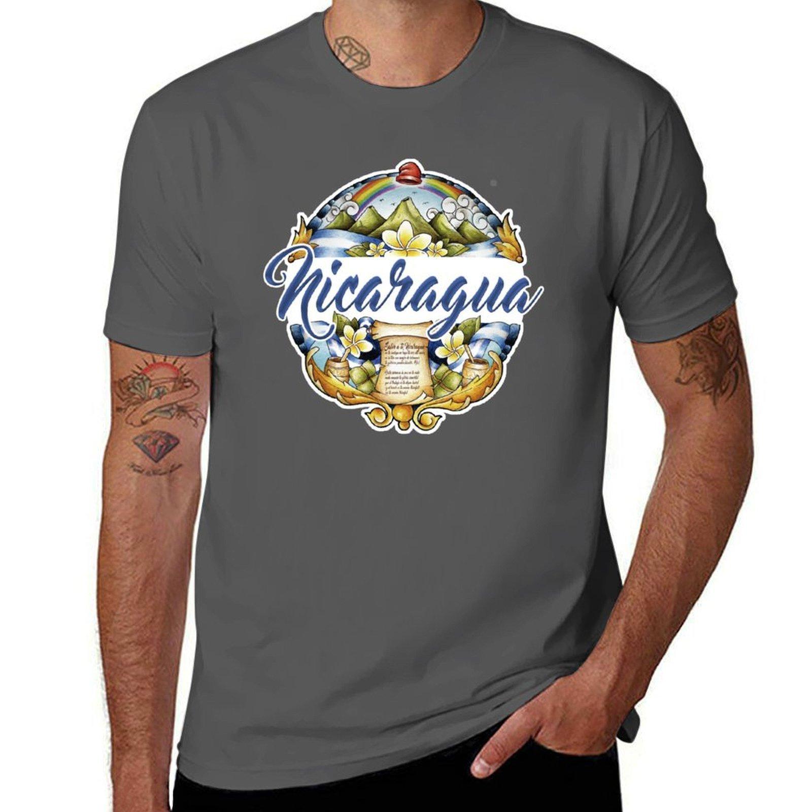 

Hail to you Nicaragua T-Shirt t shirt man casual g man t shirts for men T-Shirt 4XL