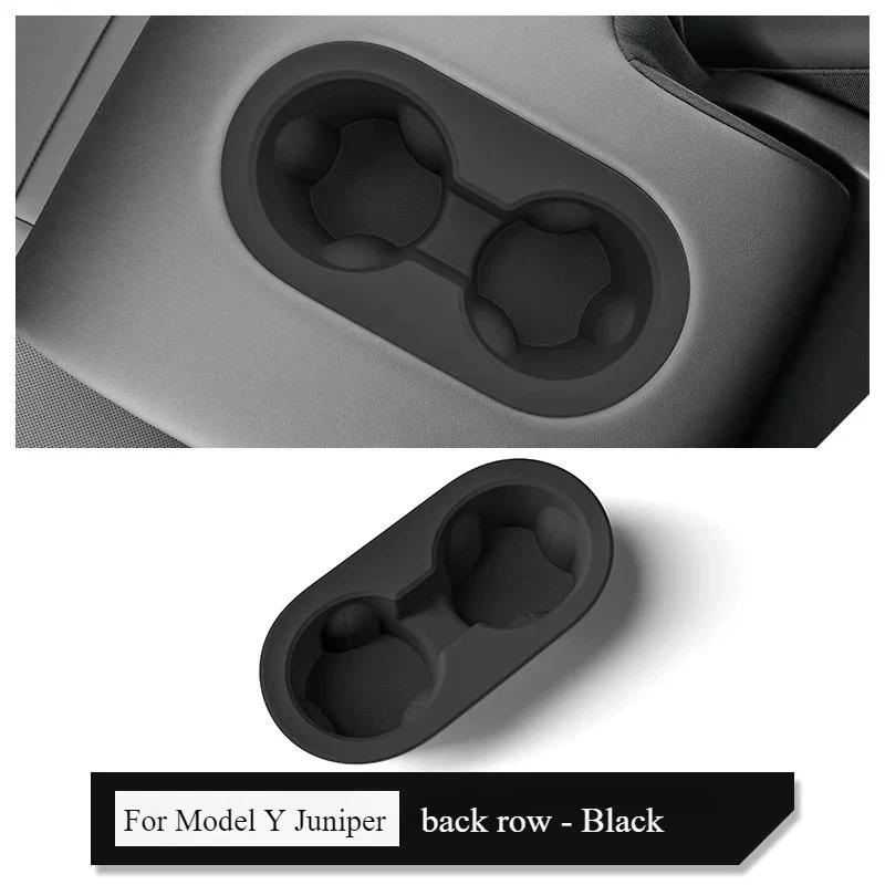 For Tesla Model Y Juniper 2025 Center Console Storage Organizer Box Tray Armrest Hidden Box Cup Holder New Model 3 Highland 2024